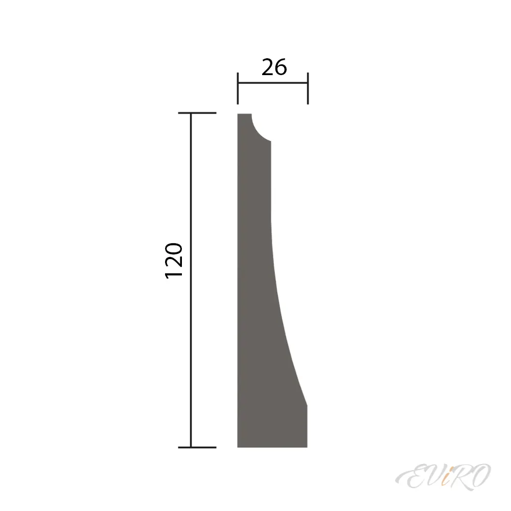 Плинтус EViRO Модель 1.53.104