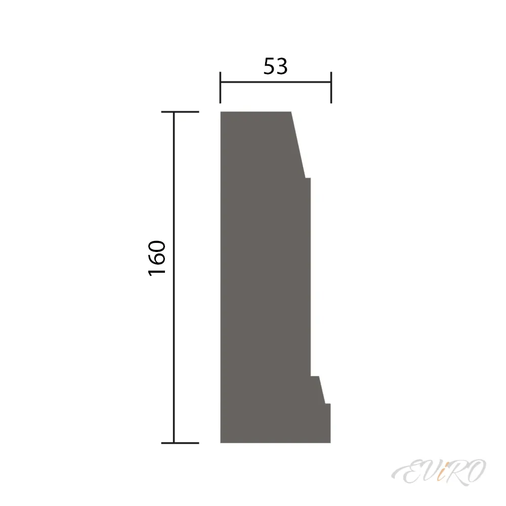 Плинтус EViRO Модель 1.53.807