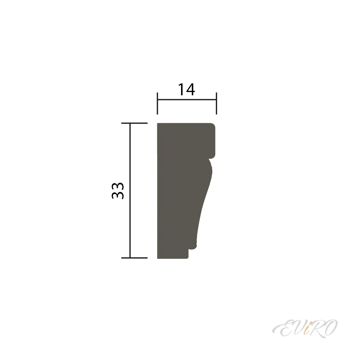 Молдинг EViRO Модель 1.51.334